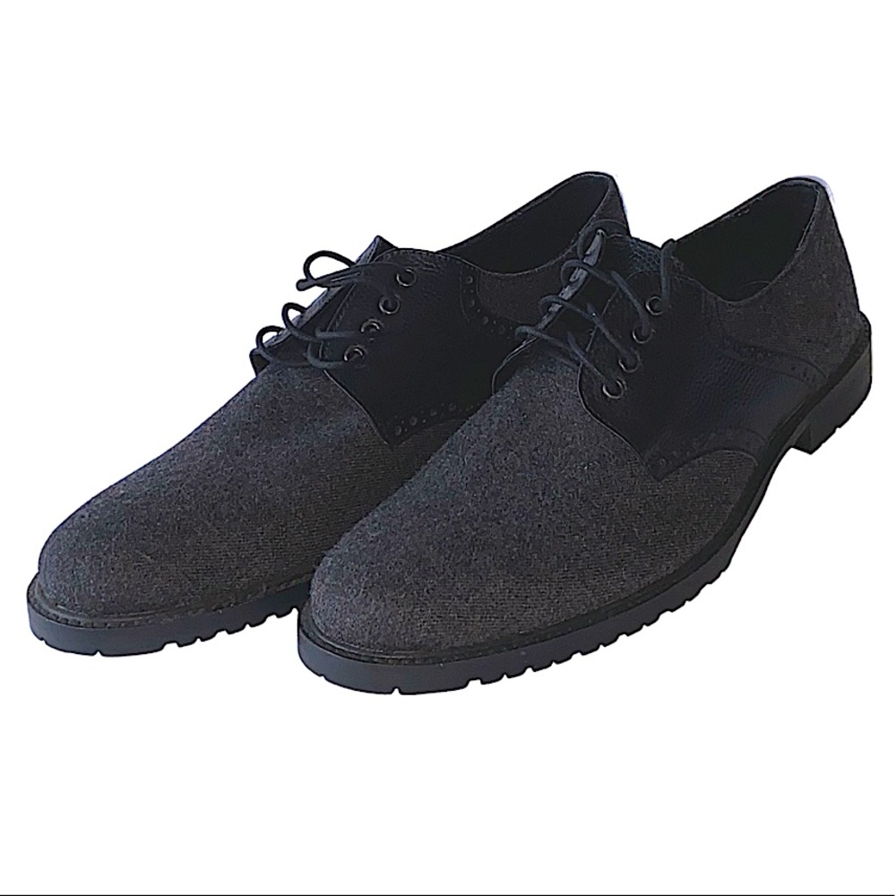 Gray and black Ben Sherman wingtip loafer -Size 13